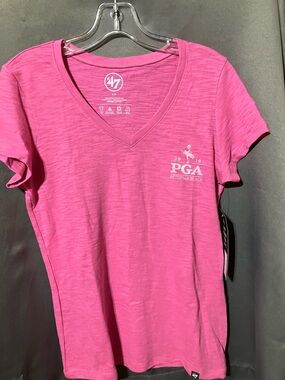 '47 Pink PGA Bethpage V-Neck Tee